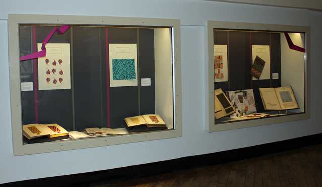 work by our students and part of Indian collection that inspired it in the Golden Threads exhibition