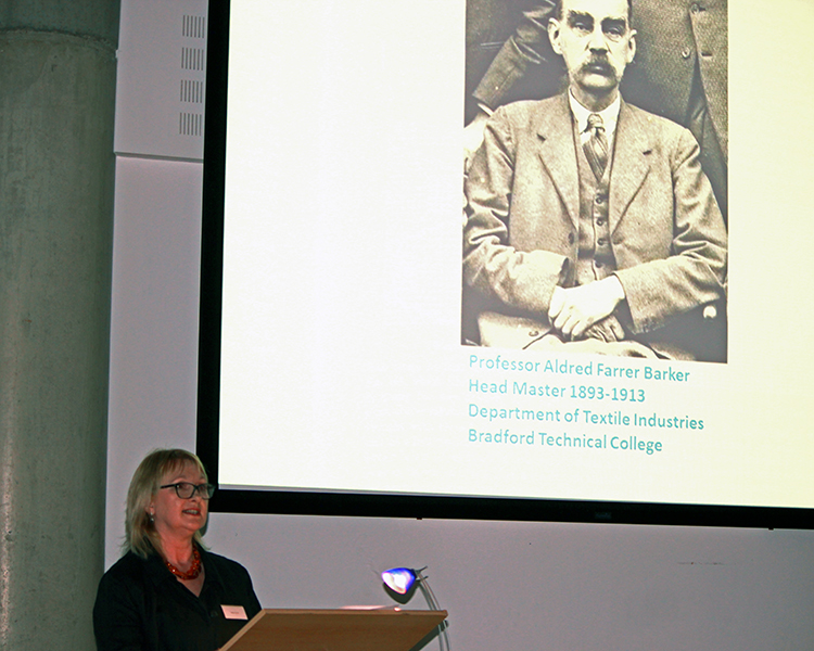Helen Farrar, Curator of Textiles at Bradford College Textile Archive 
