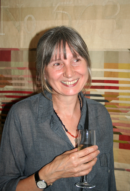 Lorna Jewitt at the opening of the AA2A Fellowship show at the YCC in autumn 2010 