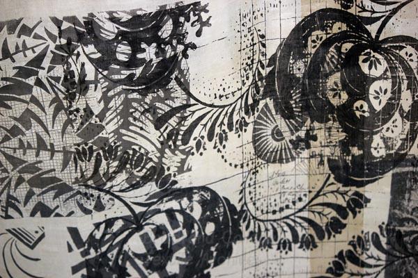 Work by Barbara Greene inspired by Bradford College Textile Archive