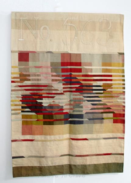 Work by Lorna Jewitt inspired by Bradford College Textile Archive