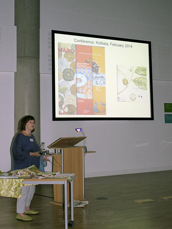 Dr Brenda King, Chair of the Textile Society